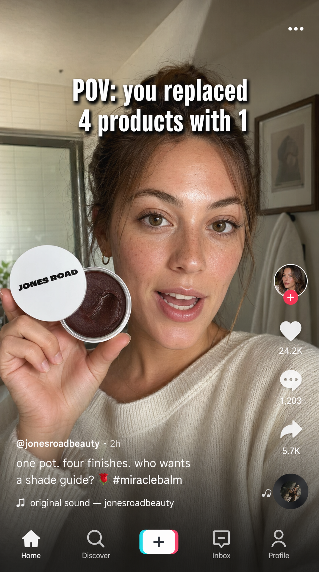 Jones Road TikTok UGC