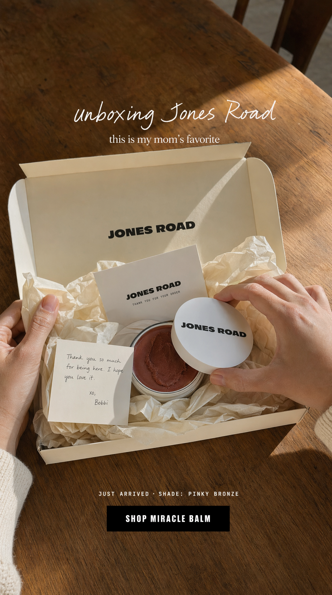 Jones Road unboxing